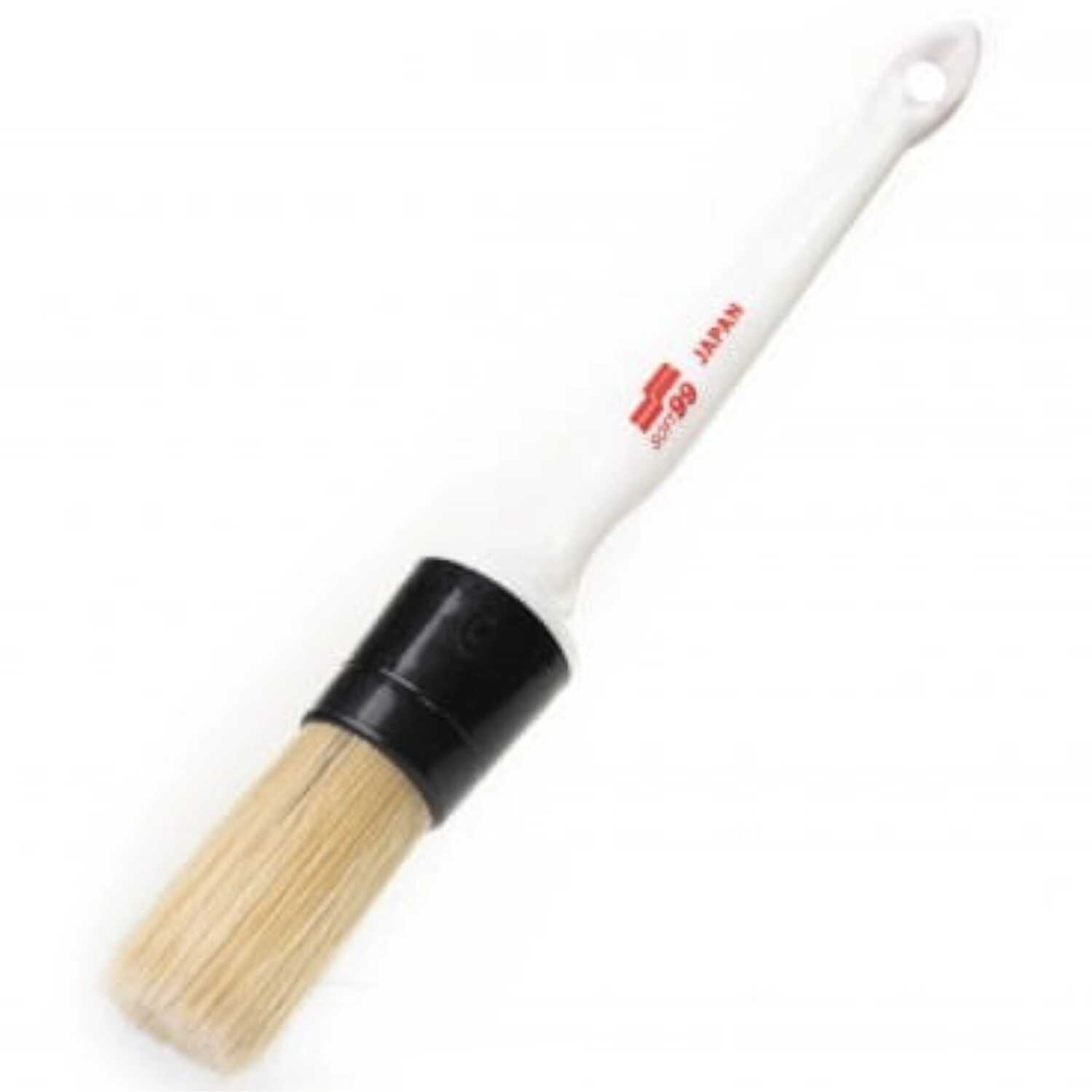 Soft99 Interior Brush Black  delikatny pędzelek do czyszczenia wnętrza 24mm