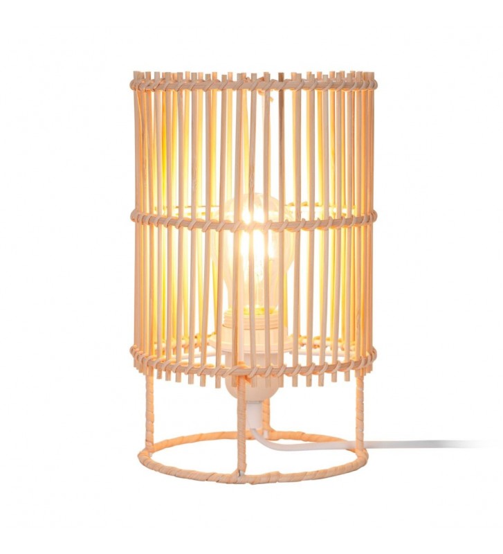 P18224-1T-D15 EDIN LAMPA STOŁOWA NATURAL&BIAŁY