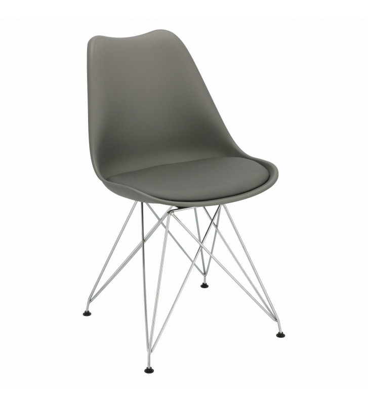 D2.DESIGN Krzesło Norden DSR PP szare ciemne 1609 113262