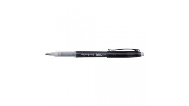 Paper Mate ścieralny długopis żelowy, średnia końcówka, 0,7 mm, 12 szt. w opakowaniu, czarny 1 szt. 1958130