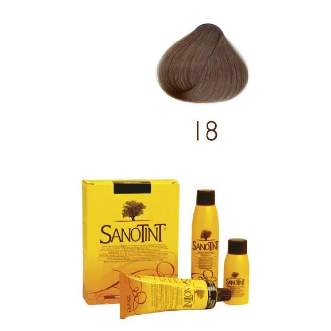 Sanotint Classic, farba do włosów na bazie ekstraktów roślinnych i witamin 18 Mink, 125 ml