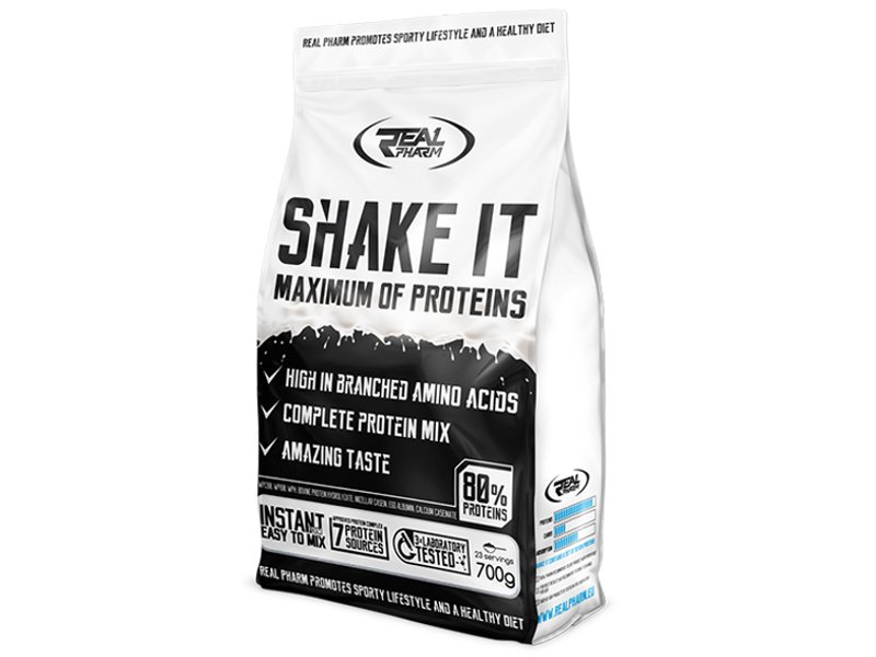 Real Pharm Odżywka białkowa, Shake It, 700 g, wanilia