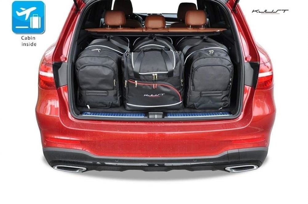KJUST Torby do bagażnika MERCEDES-BENZ GLC 2015+ zestaw 4 szt.