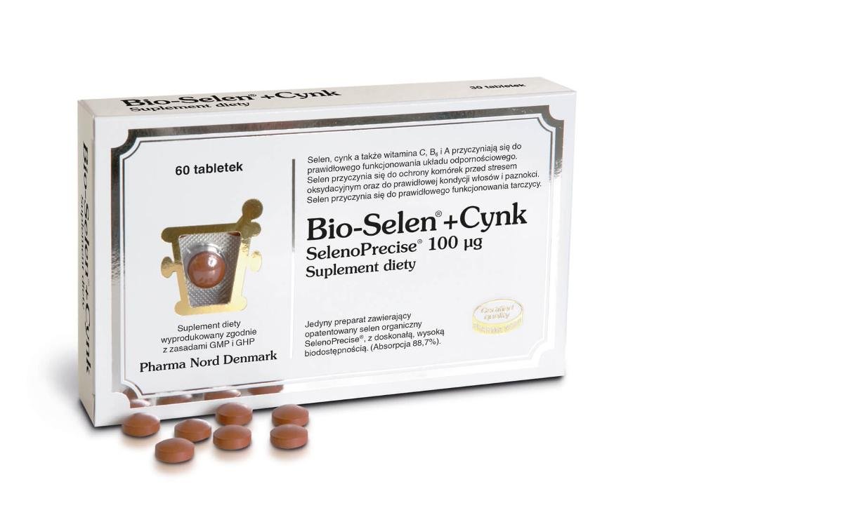 Pharma Nord Bio-Selen + Cynk - Wspiera system odpornościowy - 60 tabl.