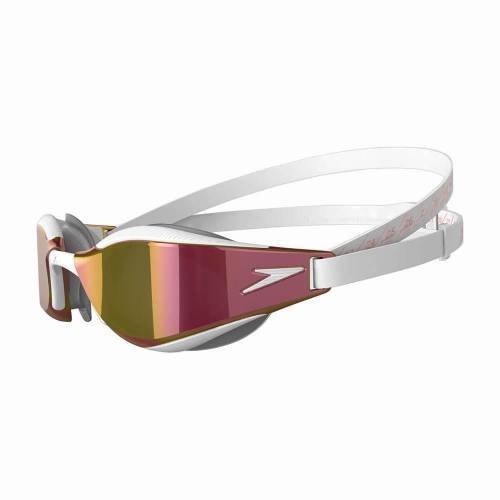 Speedo Fastskin Hyper Elite Mirror Goggles, white/oxid grey/rose gold 2021 Okulary do pływania 68-12818F979-OSFA