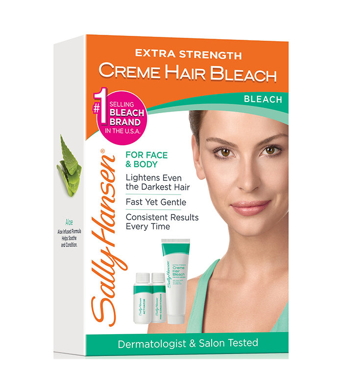 Sally Hansen Extra Strength Creme Hair Bleach, rozjaśniacz do opornych, ciemnych włosów, 3 szt.