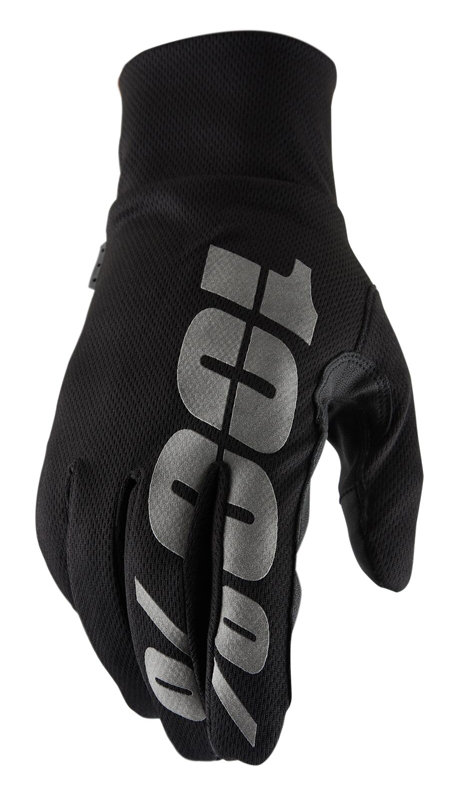100%, Rękawiczki kolarskie, Hydromatic Waterproof Glove black, czarny, rozmiar M