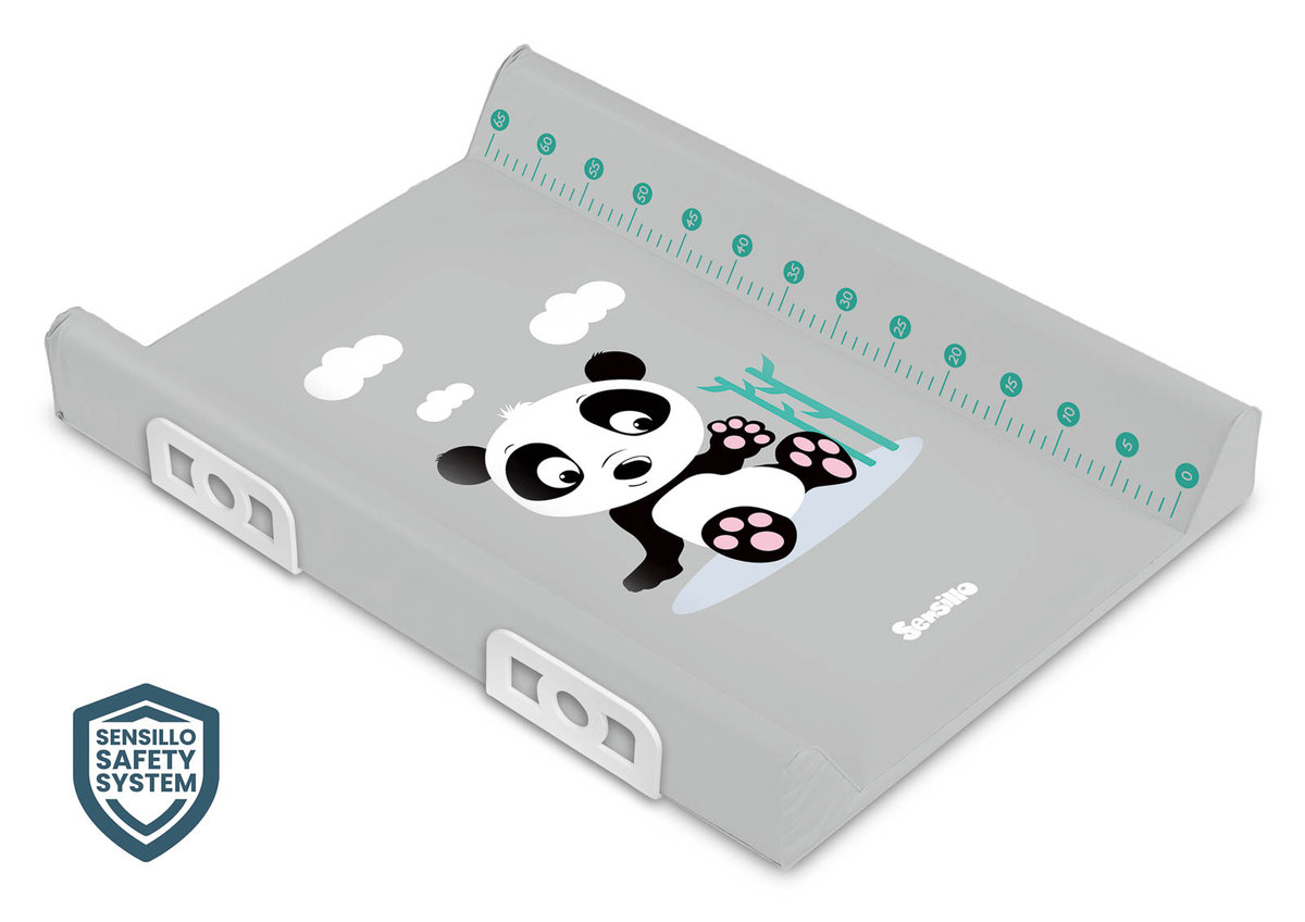 Sensillo, Przewijak usztywniany safety system, 70 cm, africa panda szary