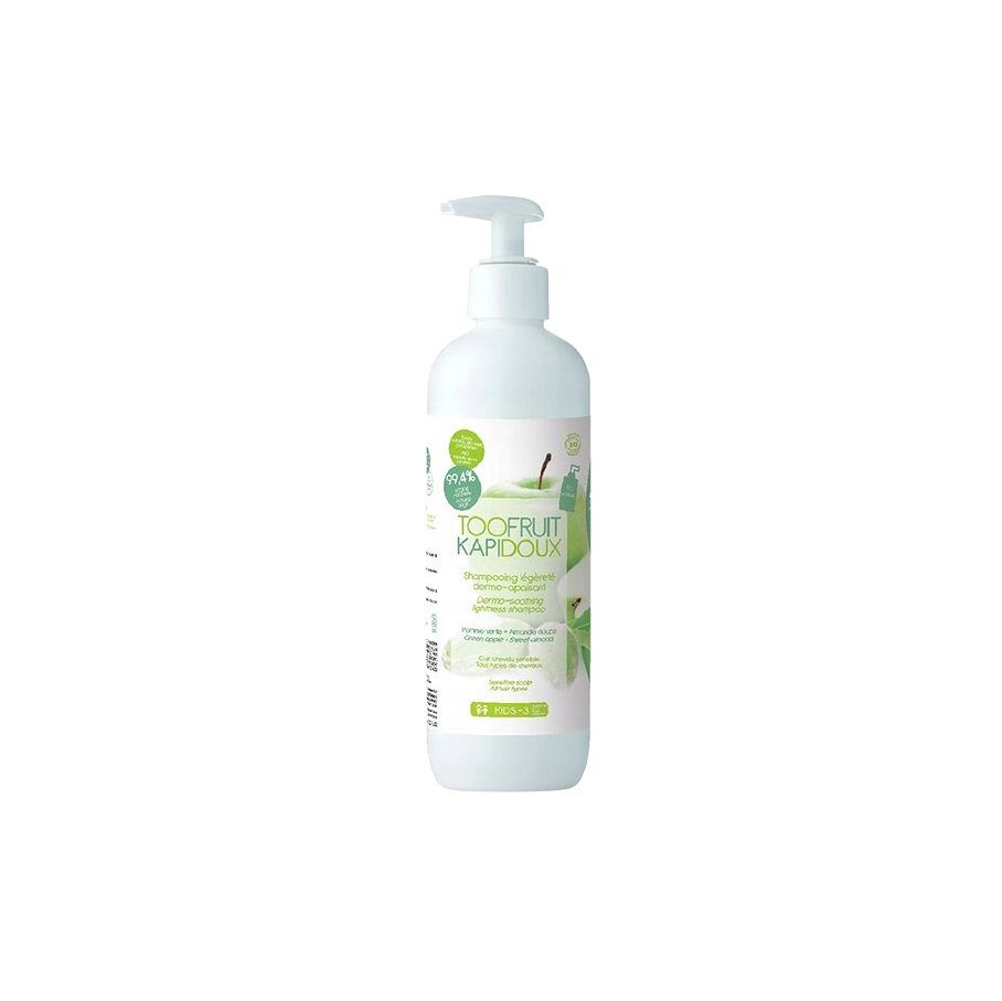Toofruit Toofruit Szampon Dermo-Kojący dla Dzieci Zielone Jabłko i Migdały 400 ml 65B7-2640B