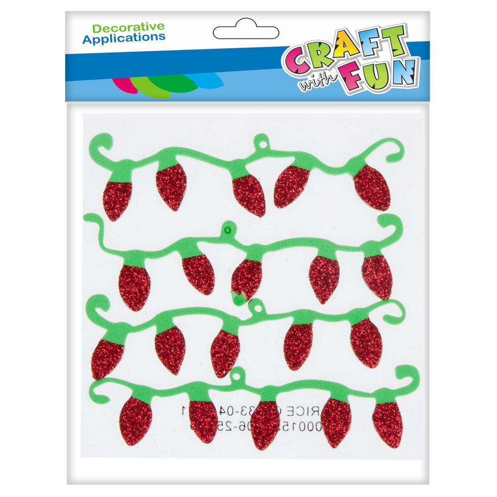 Craft with Fun Ozdoba dekoracyjna Eva Lampion samoprzylepna 4szt Pbh 12/288