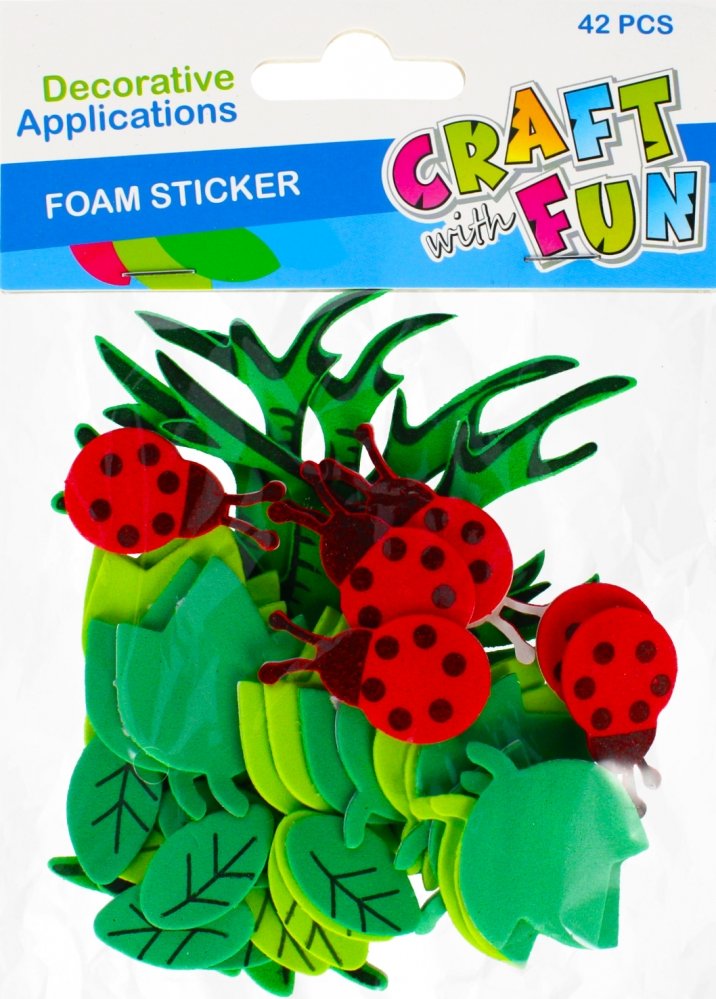 Craft with Fun Ozdoba dekoracyjna Eva Drzewo samoprzylepna 42szt 12/288