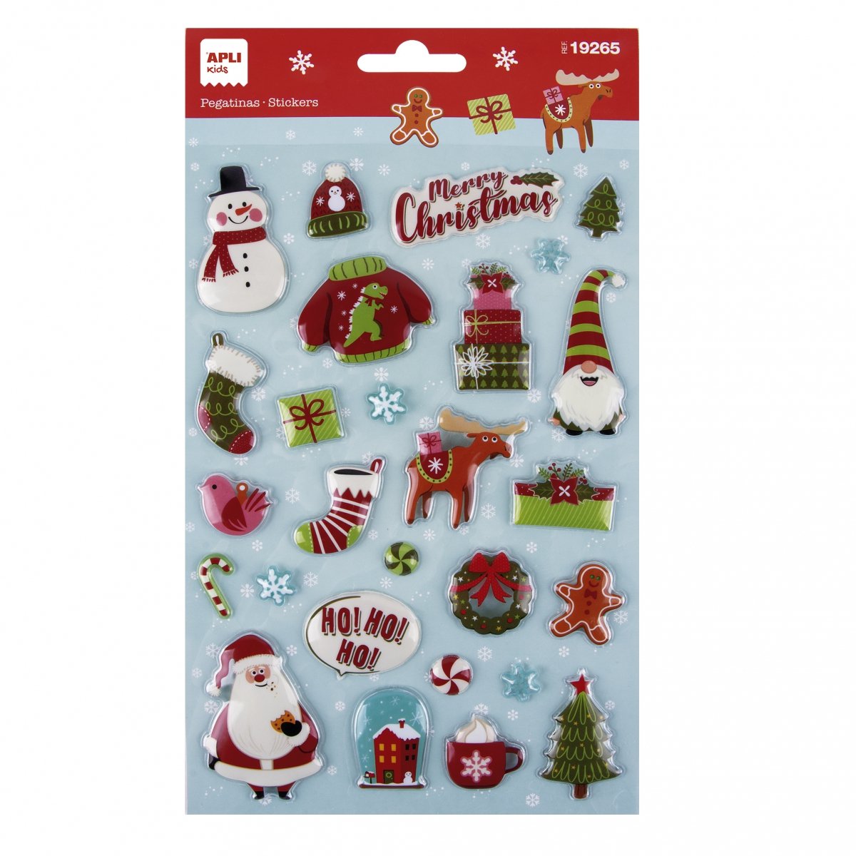 Apli Kids Świąteczne naklejki - ho ho ho
