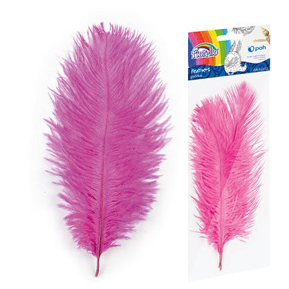 Fiorello, Piórka Różowe 16-22 cm Gr-Fe013, 3 szt.