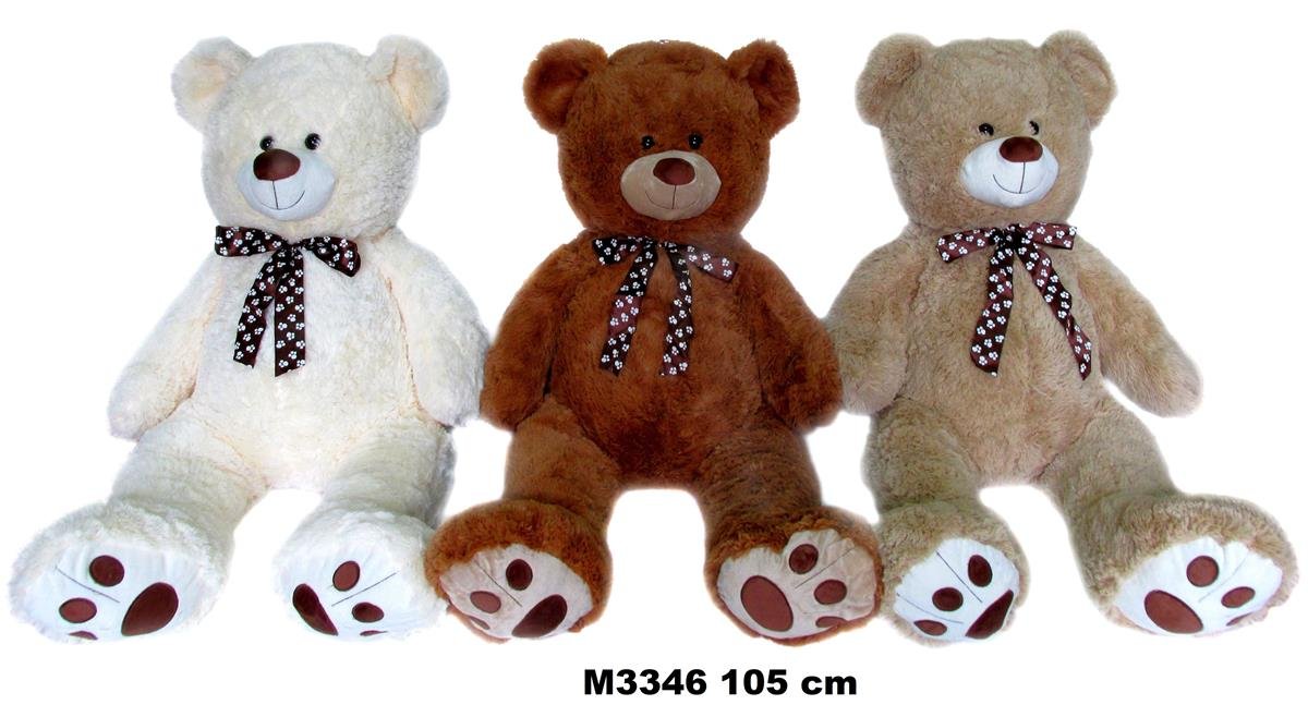 Sun-day Pluszak Miś 60cm Sa Siedzacy z Kokarda M3346