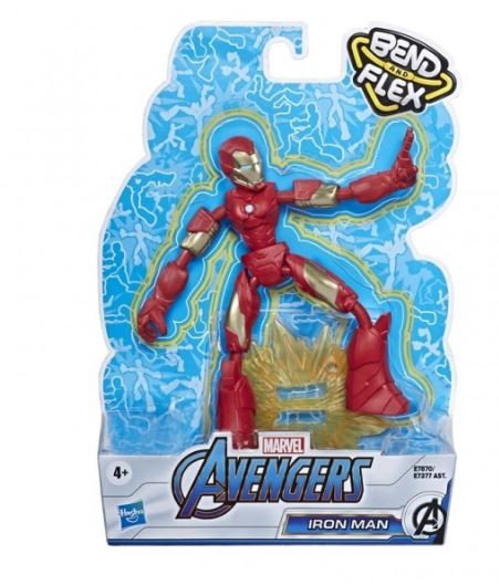 Hasbro, Avengers, Figurka Avengers Band and Flex Iron Man,