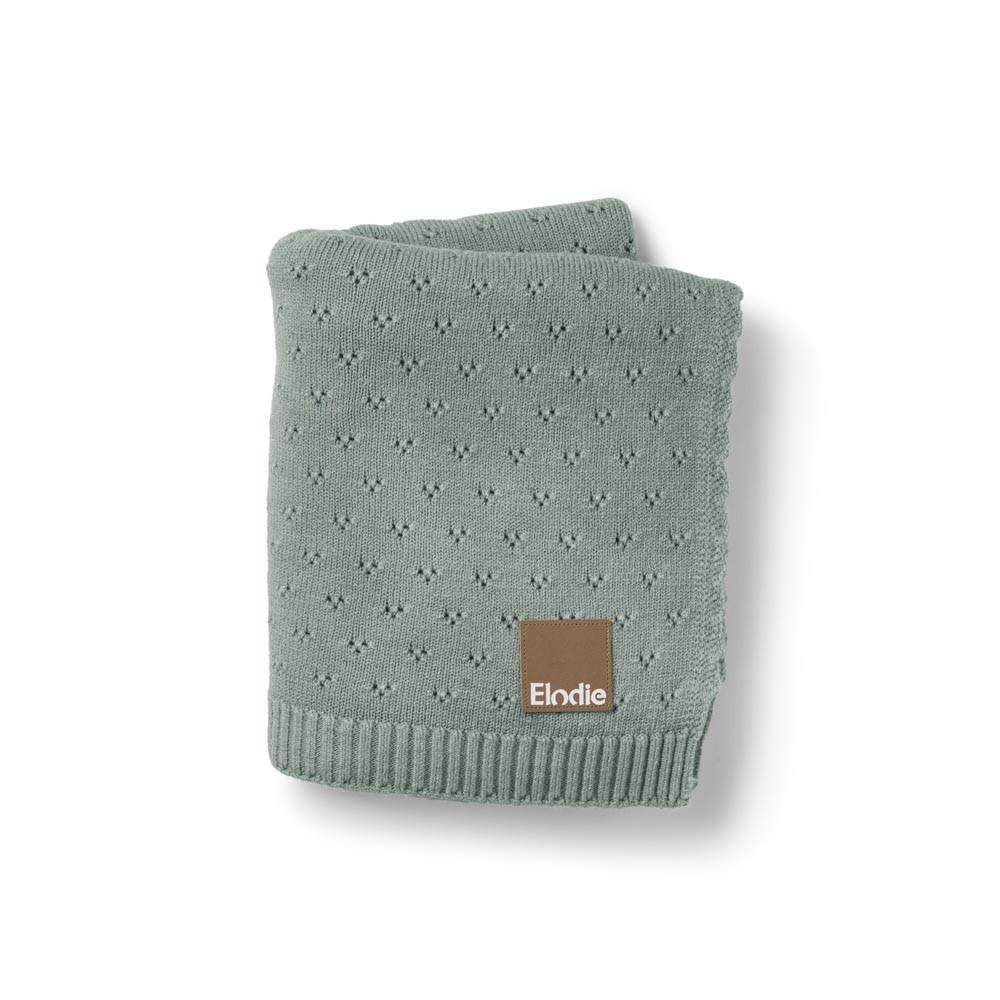 Elodie Details, Kocyk Pointelle - Pebble Green