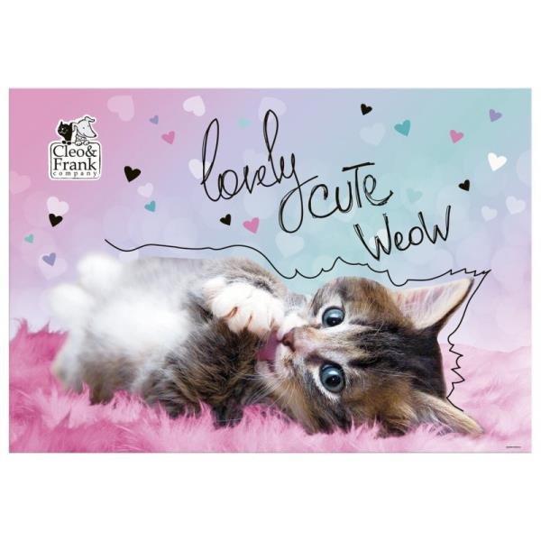 Derform Podkład oklejany CLEO I FRANK 35 kot 1szt. /POCF35/ DF125-CF35