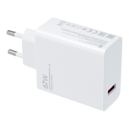 Xiaomi Oryginalna Ładowarka sieciowa Xiaomi MDY-12-EH (głowica) Fast Charger 67W biała bulk