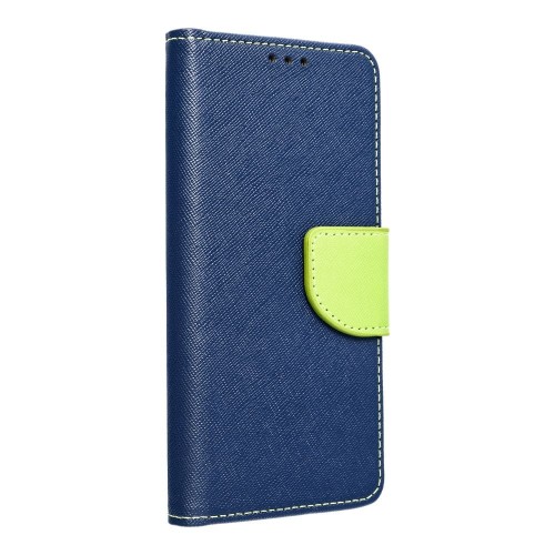 OEM Kabura Fancy Book do Samsung A54 granatowy / limonkowy
