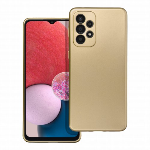 Futerał Metallic do Samsung A14 5G różowy