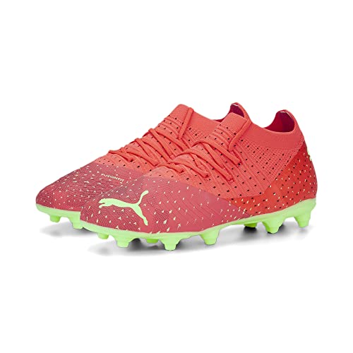 PUMA Unisex dziecięce przyszłość Z 3,4 Fg/Ag Jr buty piłkarskie, Fiery Coral Fizzy Light Puma czarny łosoś, 29 EU