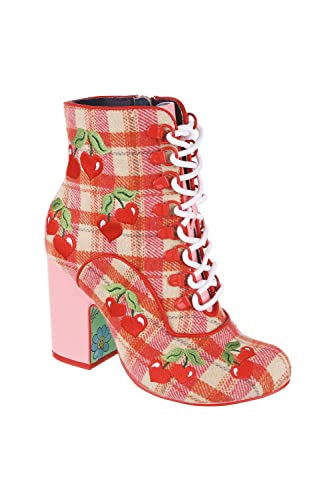 Fruity piknikowe botki, Q322, różowe A, EUR 42