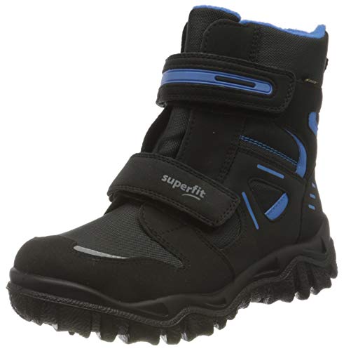 Superfit Husky ciepła podszewka Gore-tex Śniegowce Chłopcy, Czarno-niebieski 000, 31 EU