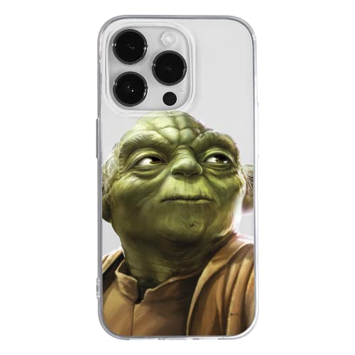 ERT GROUP etui na telefon Apple Iphone 14 PRO MAX, case oryginalny i oficjalnie licencjonowany przez Star Wars, wzór Yoda 006, optymalnie dopasowane, plecki z TPU cześciowo przeźroczyste