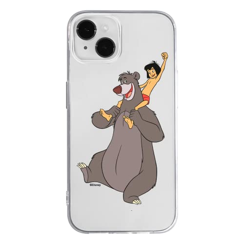 ERT GROUP etui na telefon Apple Iphone 14 PLUS, case oryginalny i oficjalnie licencjonowany przez Disney, wzór Jungle Book 002, optymalnie dopasowane, plecki z TPU cześciowo przeźroczyste
