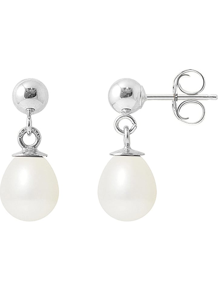 Pearline Srebrne kolczyki-wkrętki z perłami