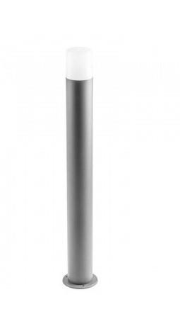 Lampa ogrodowa E27 stojąca słupek okrągła grafit CORTA 80cm IP44 GTV