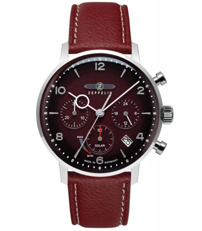 ZEGAREK MĘSKI ZEPPELIN 8086-2_N LZ129 HINDENBURG SOLAR CHRONOGRAPH