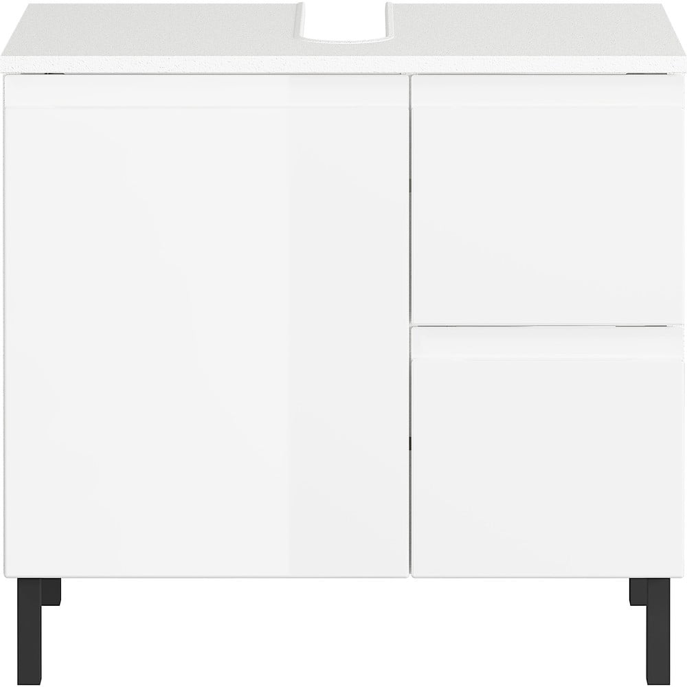 Biała szafka pod umywalkę 60x56 cm Salinas – Germania