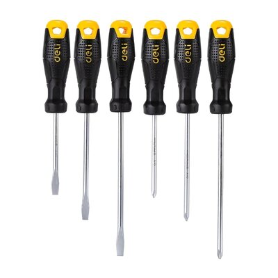 Фото - Викрутка Deli Zestaw wkrętaków  Tools EDL620006, z magnesem, 6 sztuk 