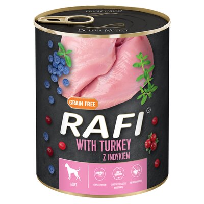 Dolina Noteci RAFI Turkey z indykiem 800 g mokra karma dla psa