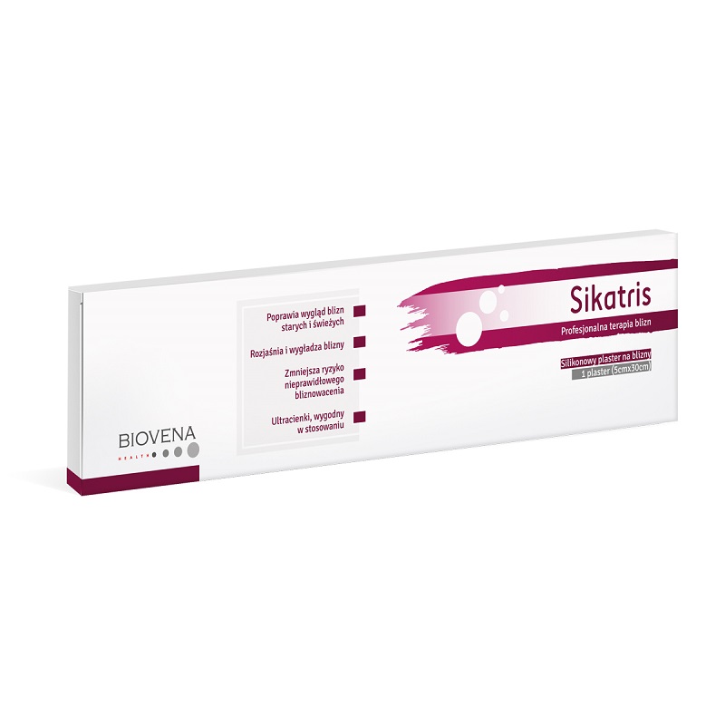 BIOVENA Plast.sikatris silik.n/blizny 5x30cm x 1