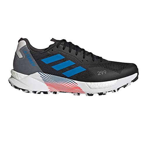 adidas Unisex Terrex Agravic Ultra lekkoatletyczne buty, czarne/niebieskie (Core Black Blue Rush Crystal W), 45 1/3 EU