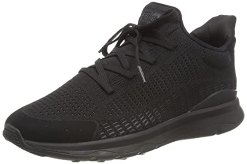 Fitflop Damskie trampki z witaminą FF, czarne, 9 UK, Cały czarny, 43 EU