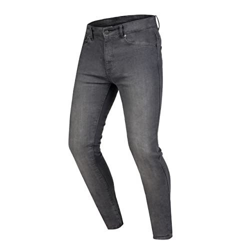 OZONE MOTO Striker dżinsy motocyklowe dla mężczyzn, Flying Bats, ochraniacze na kolana, wstawki Kevlar Dupont, 5 kieszeni, slim fit