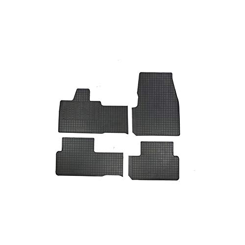 Zestaw dywaników gumowych kompatybilnych z Audi BMW i3 (L01) 2013 (4-częściowy + system montażowy)