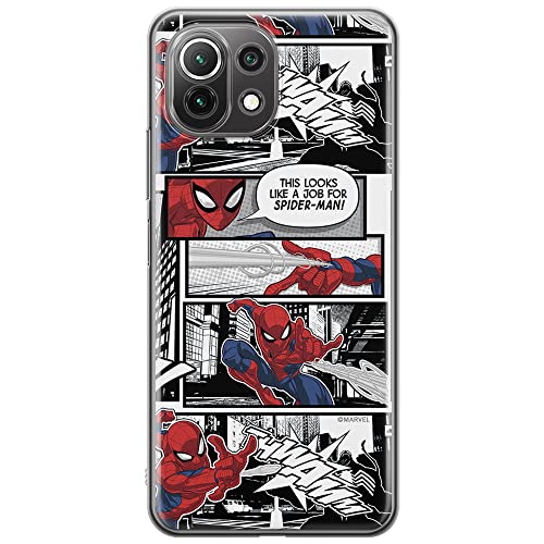 Etui dedykowane do XIAOMI MI 11 LITE 4G / MI 11 LITE 5G / 11 LITE 5G NE wzór:  Spider Man 001 oryginalne i oficjalnie licencjonowane