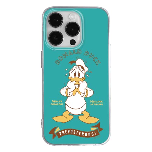 ERT GROUP etui na telefon Apple Iphone 14 PRO, case oryginalny i oficjalnie licencjonowany przez Disney, wzór Donald 004, optymalnie dopasowane, plecki z TPU