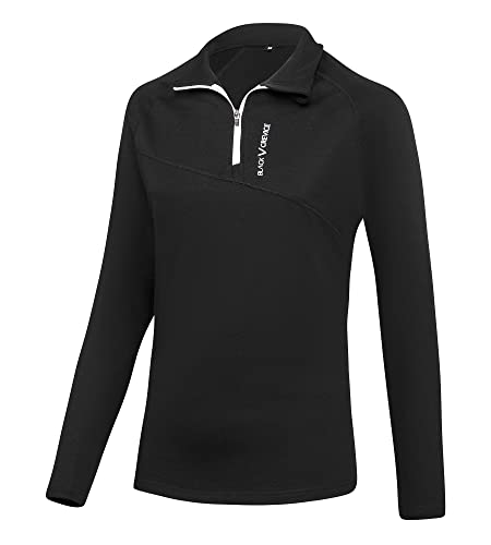 Black Crevice Damska bluza narciarska z merynosów, czarna, 42