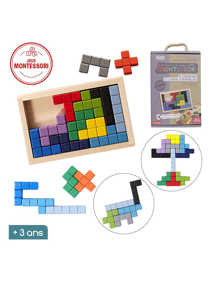 The Home Deco Kids Drewniane puzzle - 3+