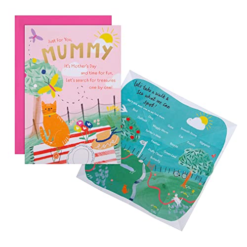 Hallmark Kartka na Dzień Matki dla mumii - klasyczny wzór poszukiwania skarbów