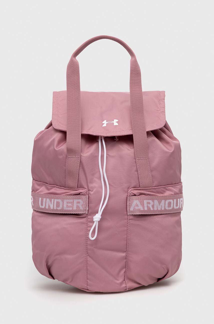 Under Armour plecak damski kolor różowy mały gładki