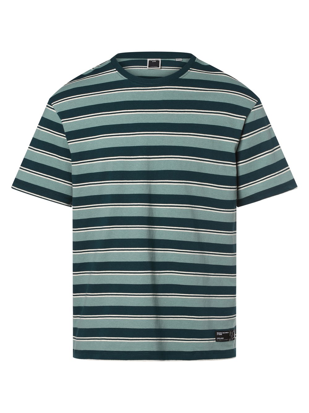 Jack & Jones - T-shirt męski  JCOHunter, niebieski|zielony
