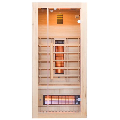 Sauna na podczerwień 2-osobowa 90x90 cm grzejniki karbonowe Alta1 Infrared