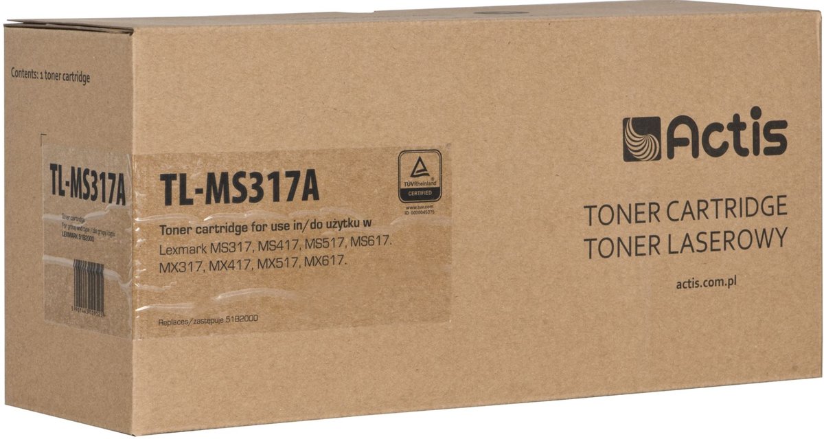 Actis Toner TL-MS317A (zamiennik Standard 2 500 stron czarny) EXPACSTLE0006