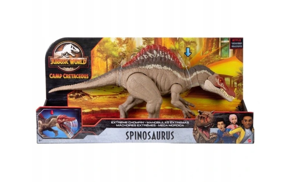Mattel Jurassic World, figurka Spinozaur Mega Gryz